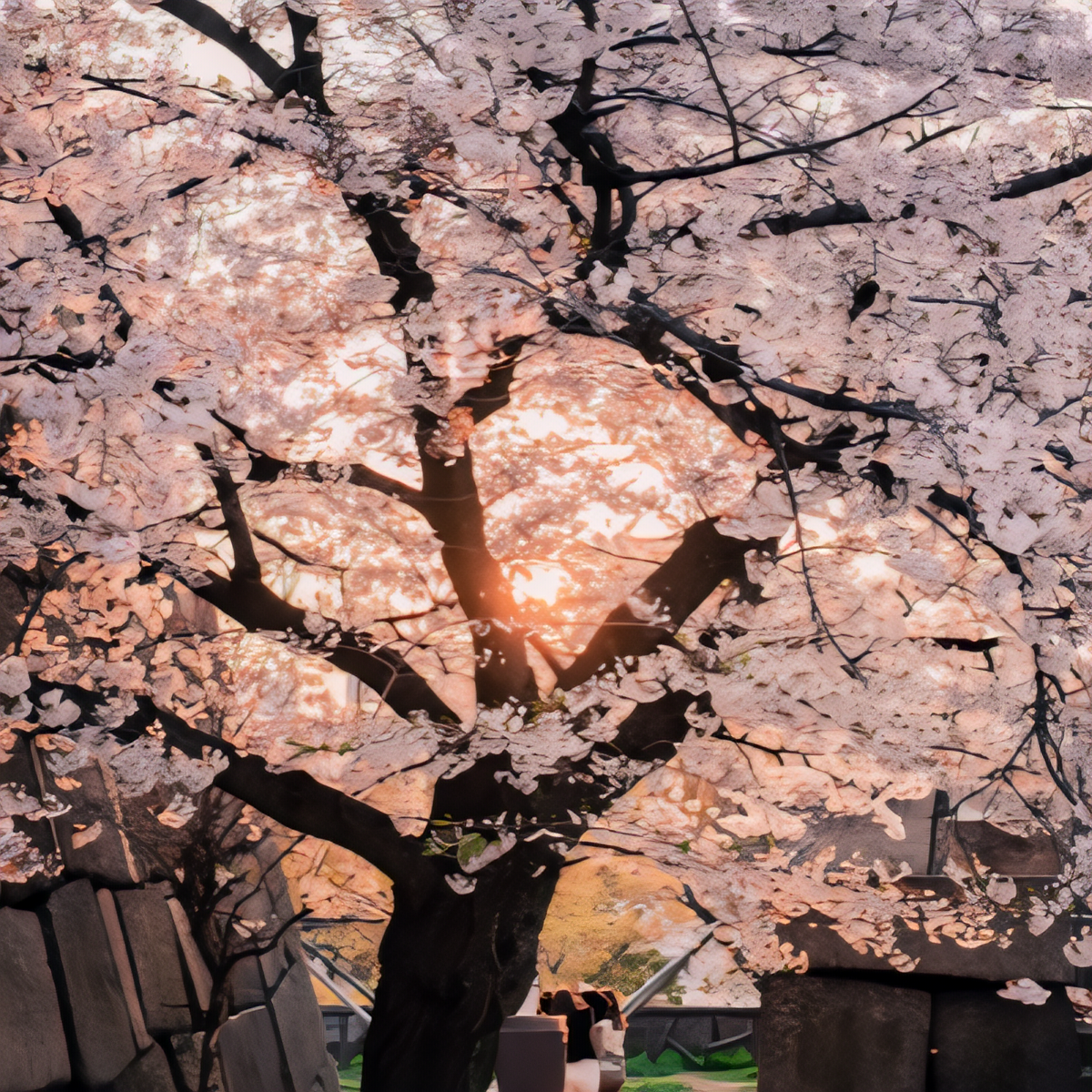 Akebono Flowering Cherry Tree - 1
