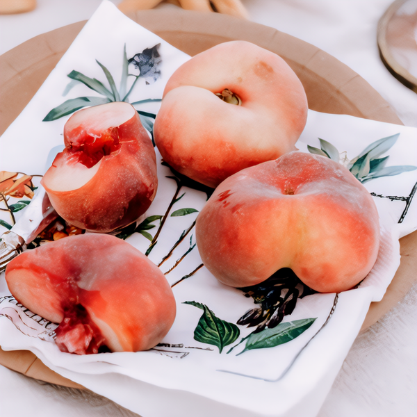 Galactica White Donut Peach Tree
