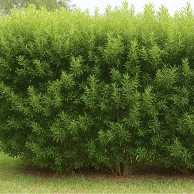 wax myrtle hedge